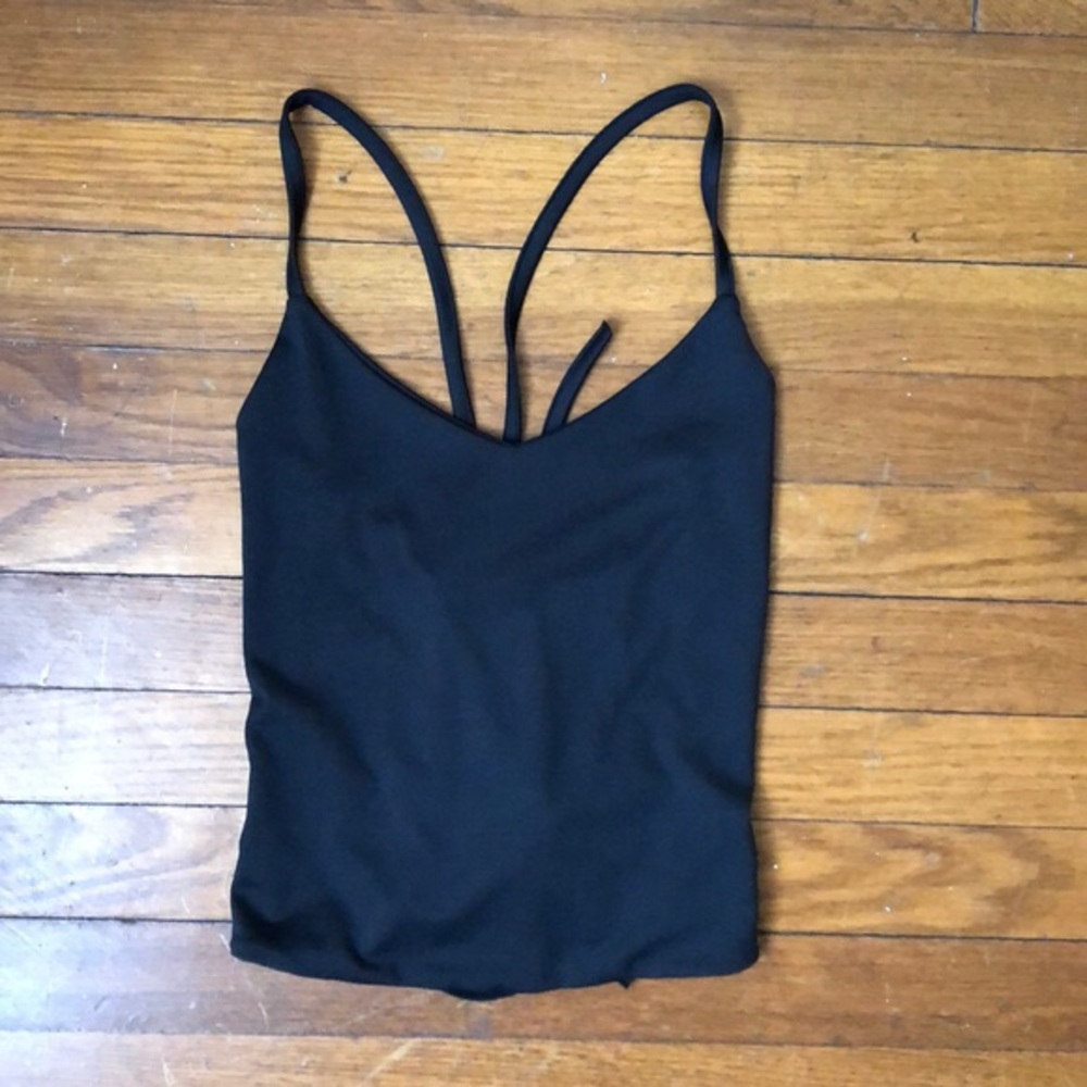 Black Top with Strappy Back